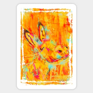 donkey painting Magnet